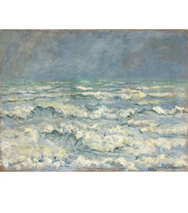 pleine mer gros temps by claude monet