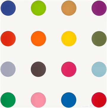 Cocarboxylase (from 12 Woodcut Spots) by Damien Hirst