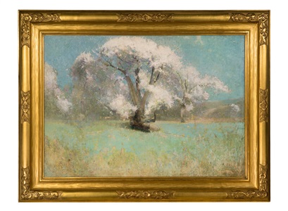 blossoming trees by emil carlsen