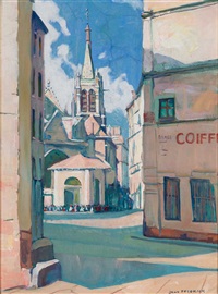 A Street in Paris, Eglise St. Julien